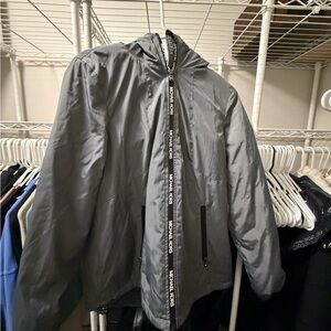 Michael Kors Silver Windbreaker Jacket